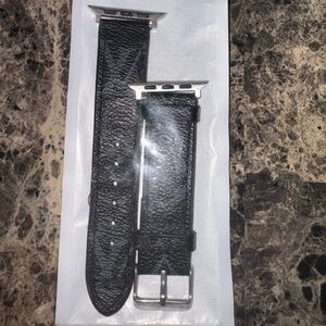 leather LV Apple Watch band